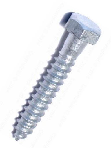 1/4 X 4 HEX LAG SCREW HD GALV